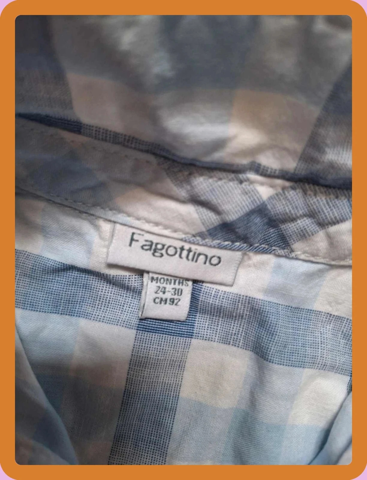 Korte mouw chemise fagottino 24 30 maanden 92 cm – photo 2